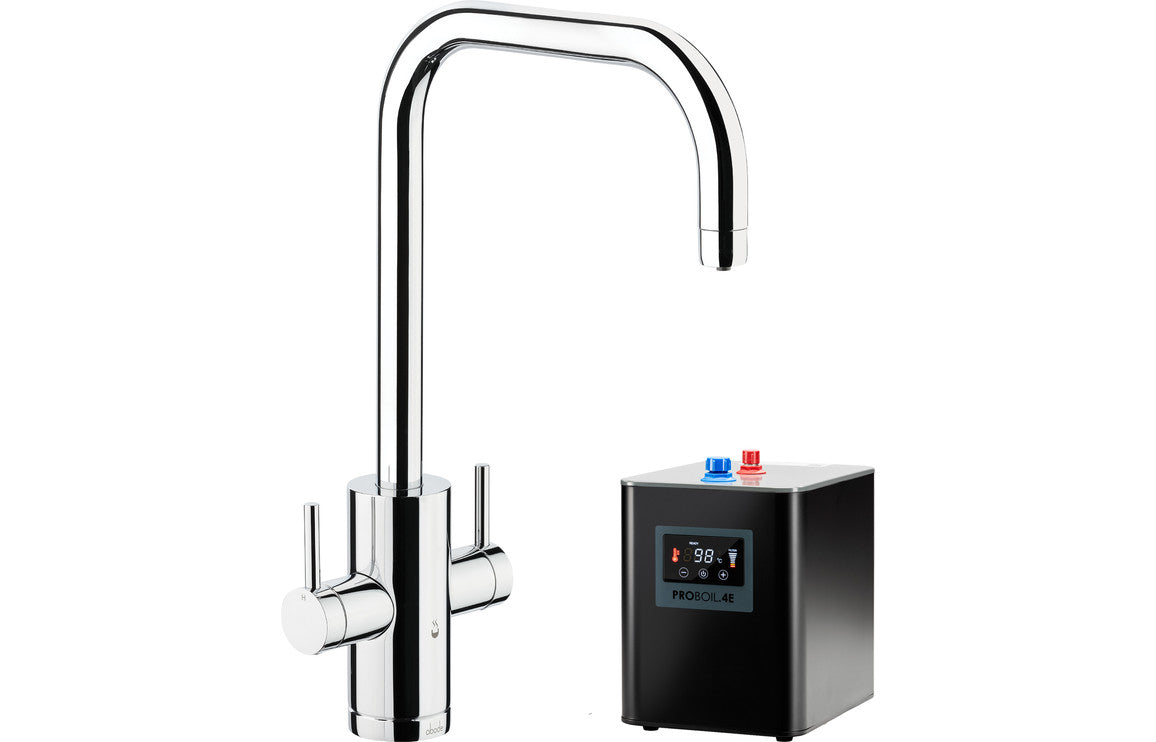 Abode Project 4 IN 1 Monobloc Tap &amp; Proboil.4E Tank - Chrome