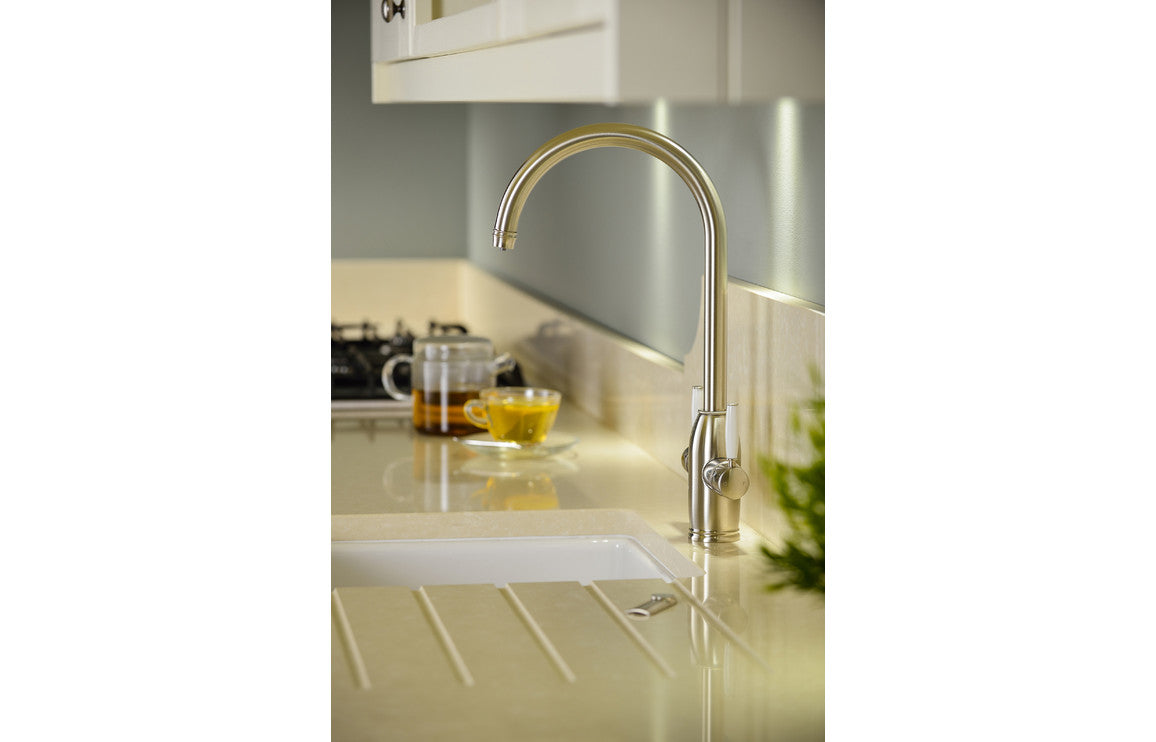 Abode Province 4 IN 1 Monobloc Tap &amp; Proboil.4E Tank - Brushed Nickel