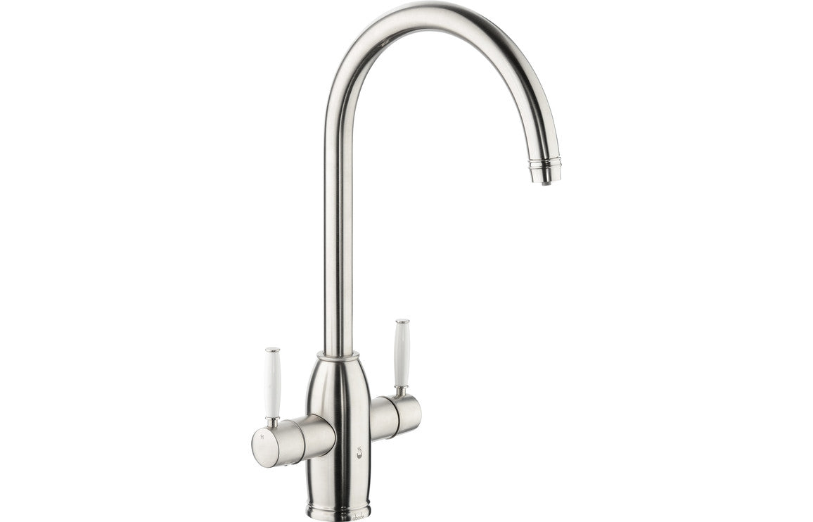 Abode Province 4 IN 1 Monobloc Tap &amp; Proboil.4E Tank - Brushed Nickel