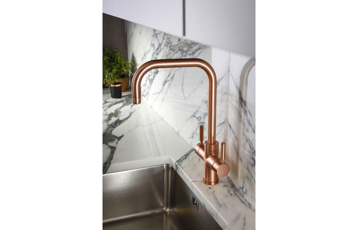 Abode Prostyle 3 IN 1 Quad Spout Monobloc Tap - Urban Copper