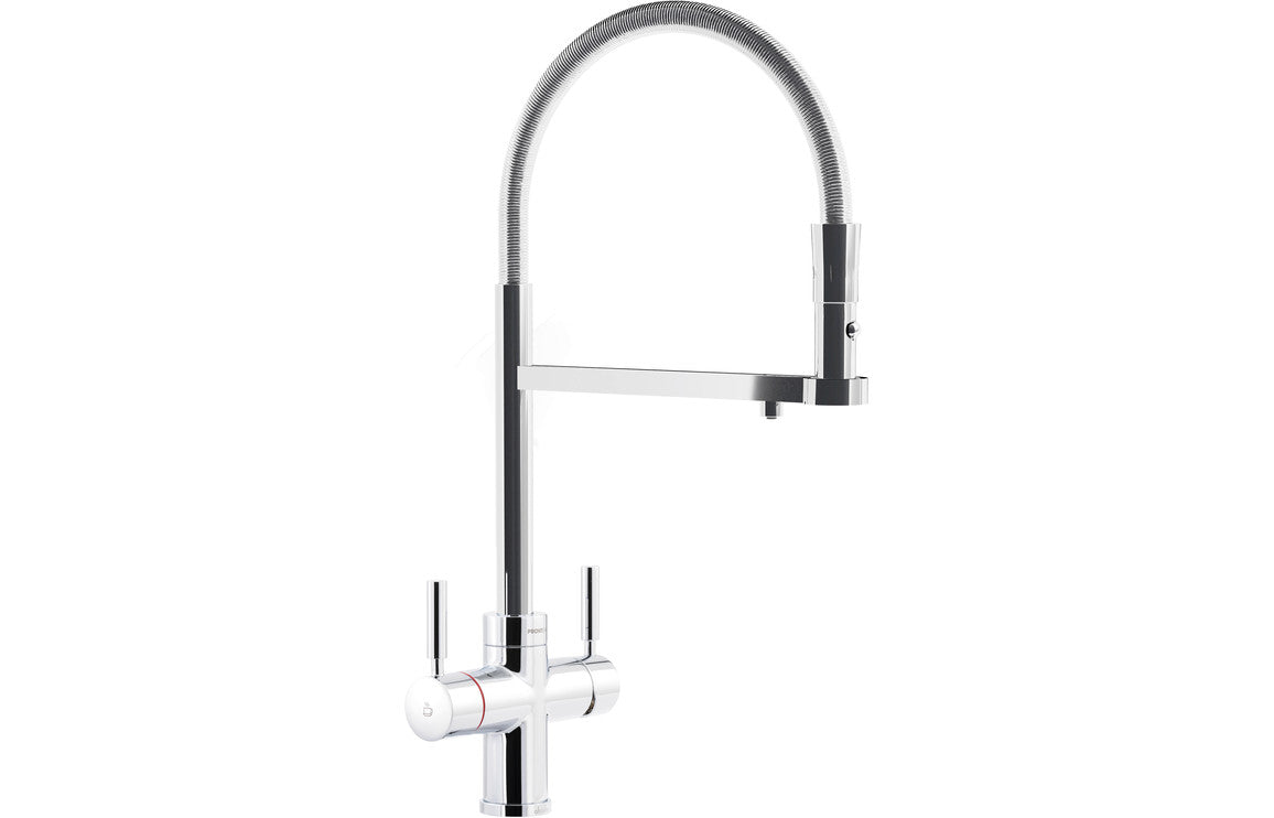 Abode 3 IN 1 Professional Monobloc Tap - Chrome