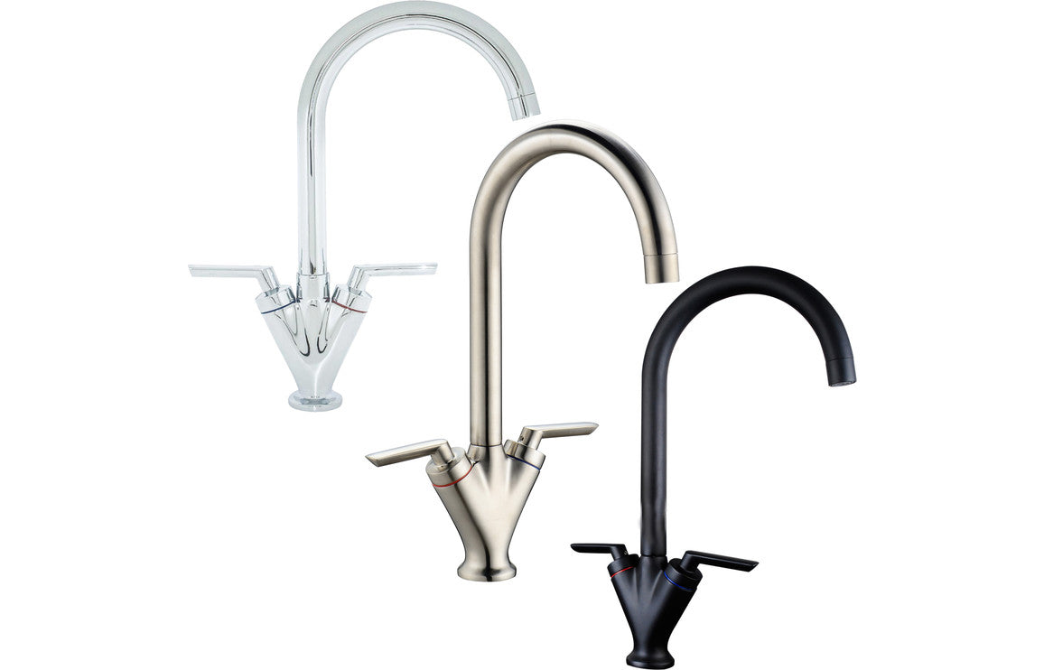 Prima V Shape Dual Lever Mixer Tap - Chrome