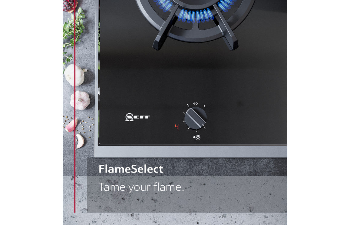 Neff N90 T29TS79N0 90cm Gas on Glass Hob - Black