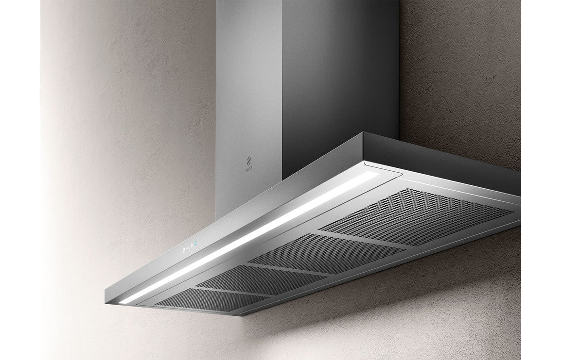 Elica Thin 120cm Slimline Chimney Hood - Stainless Steel