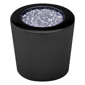 Durohorn Round Knob, Black Chrome, 24mm