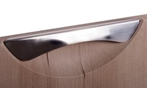 Integral Handle, Brushed Nickel, 160mm Centres, for Scoop Door